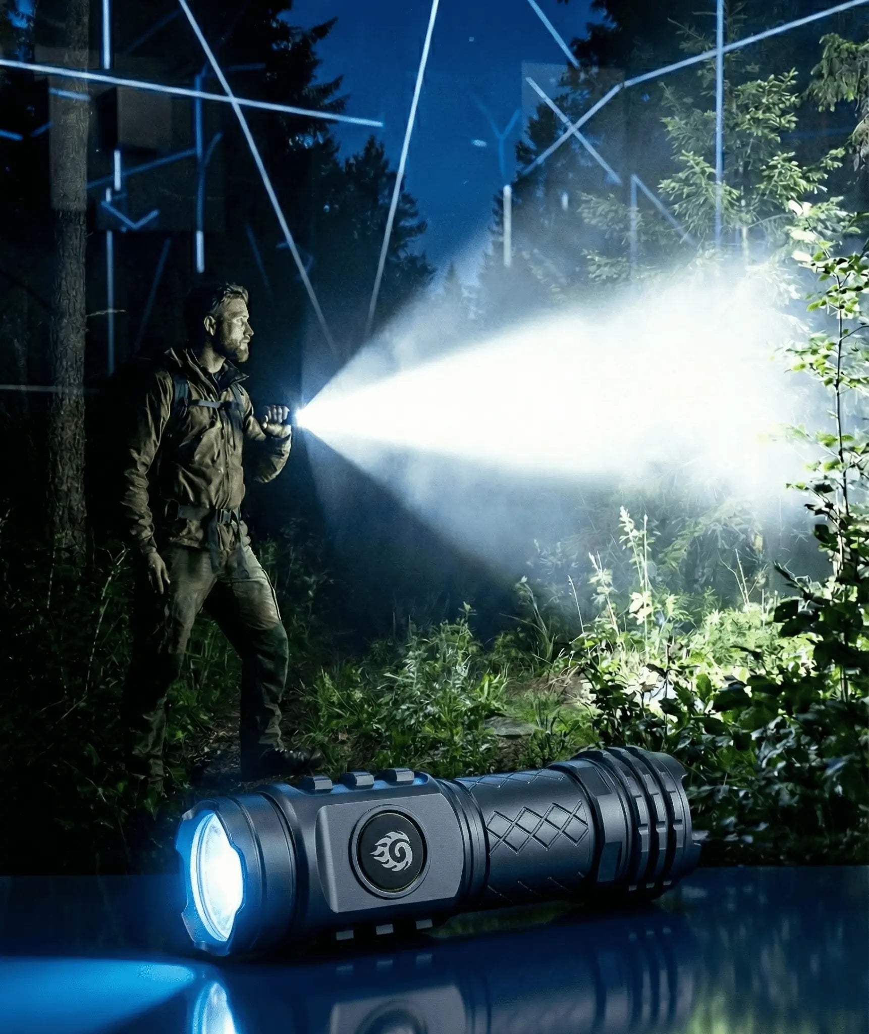 Mini Power Flash - Mini Lampe Torche Tactique Portable Indestructible TechBrico